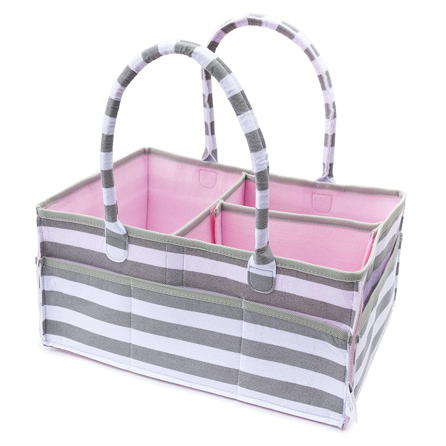 Arabella Baby Diaper Caddy Pink