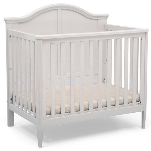 Parker Mini Crib w Mattress Whit