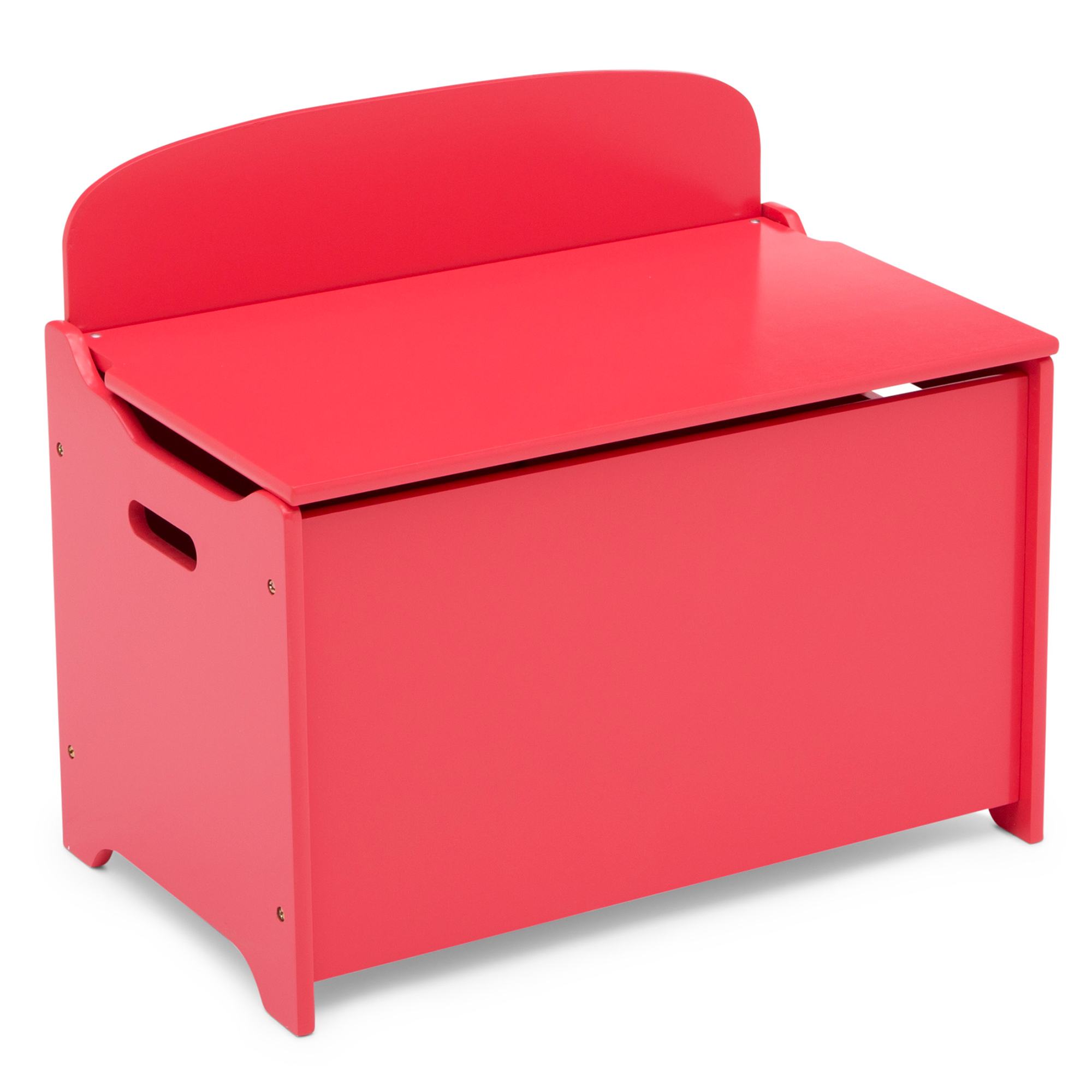TOY BOX WITH BACK / RED