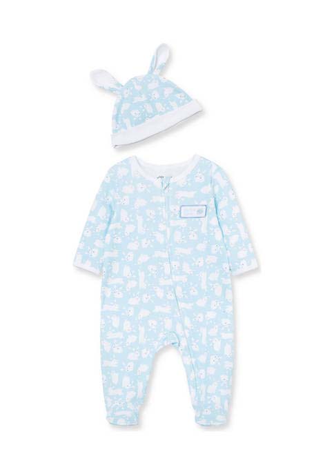 B Bunny Footie w Hat