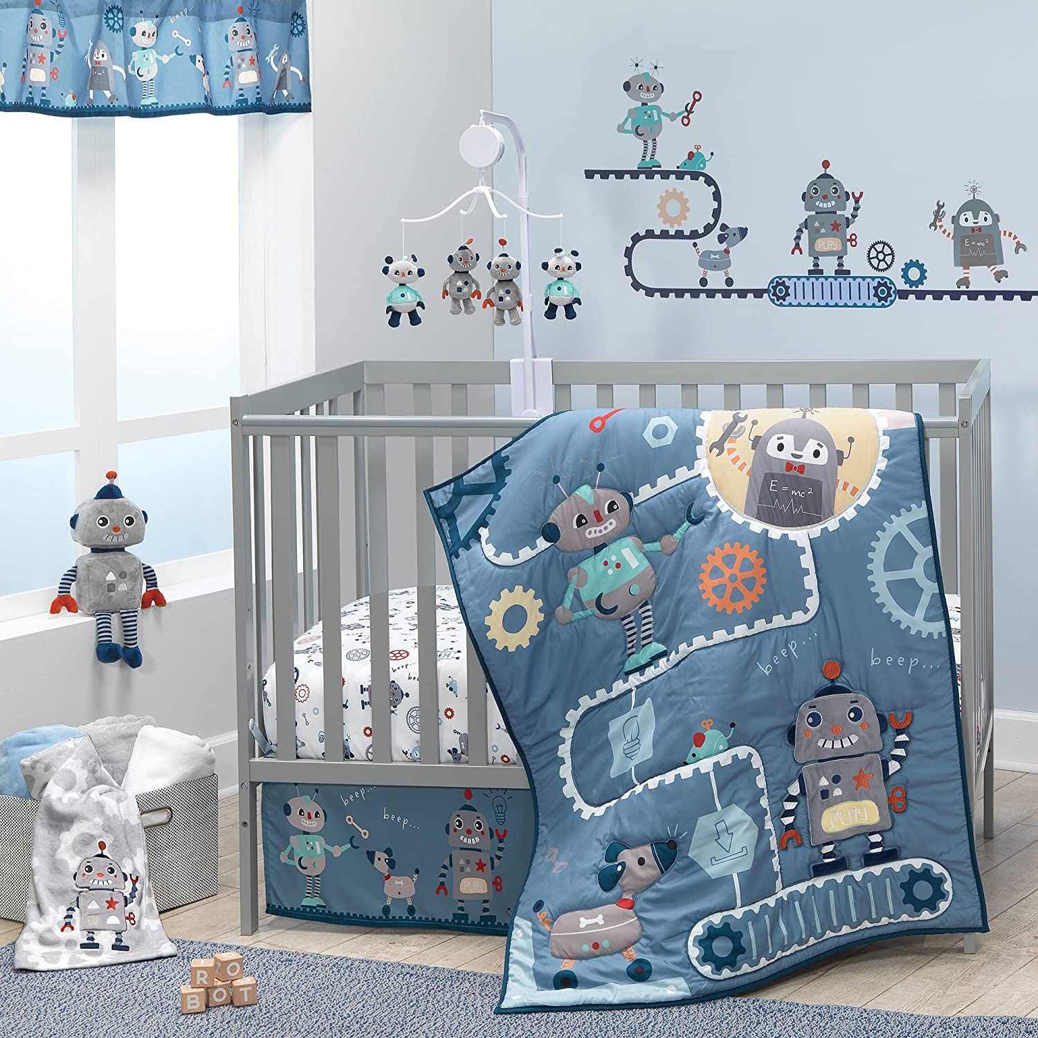 ROBBIE ROBOT 3 PC BEDDING SET