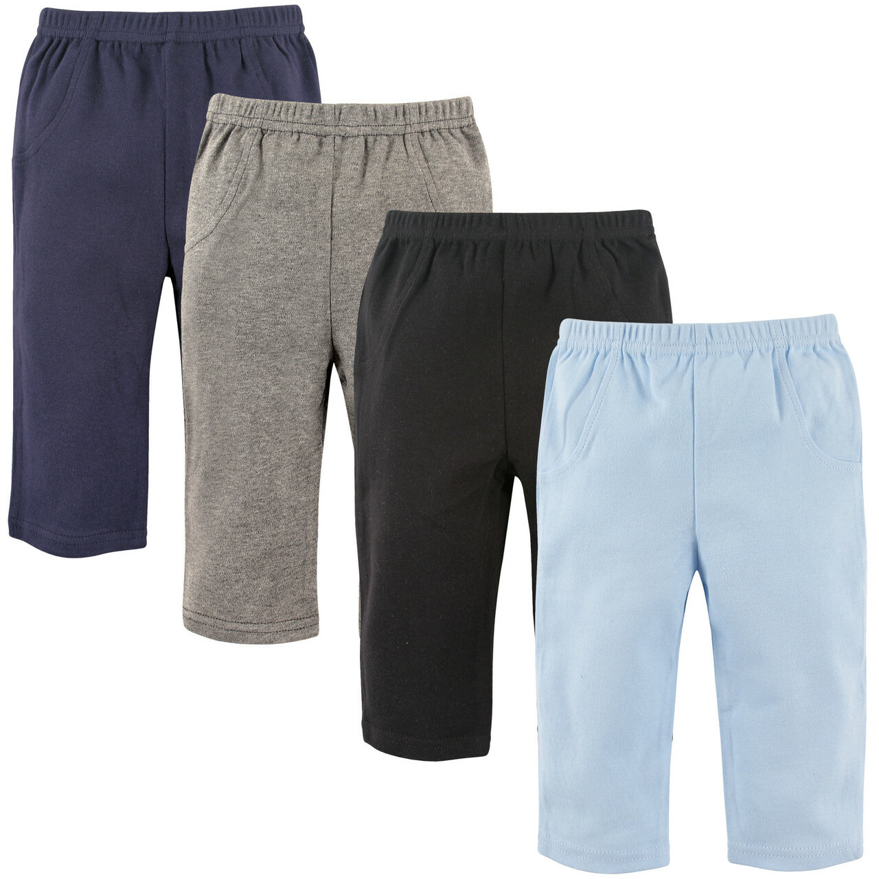 Pants 4Pk Boy Solid 0-3