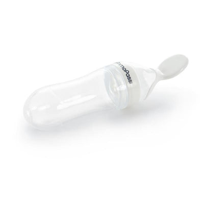 Silicone Squeezy Spoon White