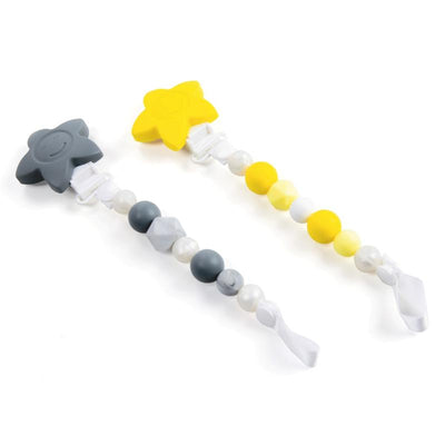 Silicone Pacifier Clip Neu 2Pk