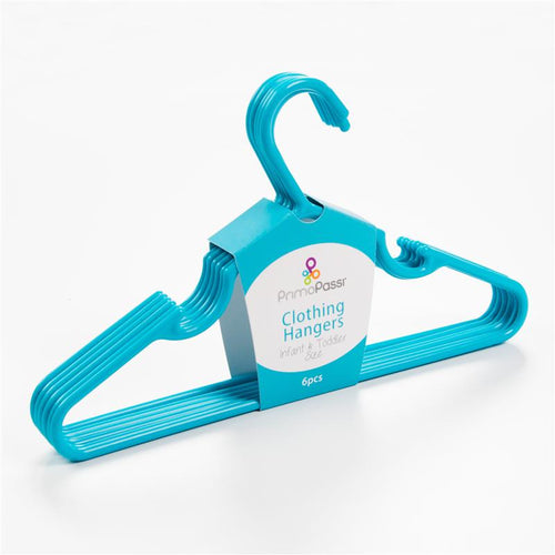 Clothing Hangers Set 6pk Blue