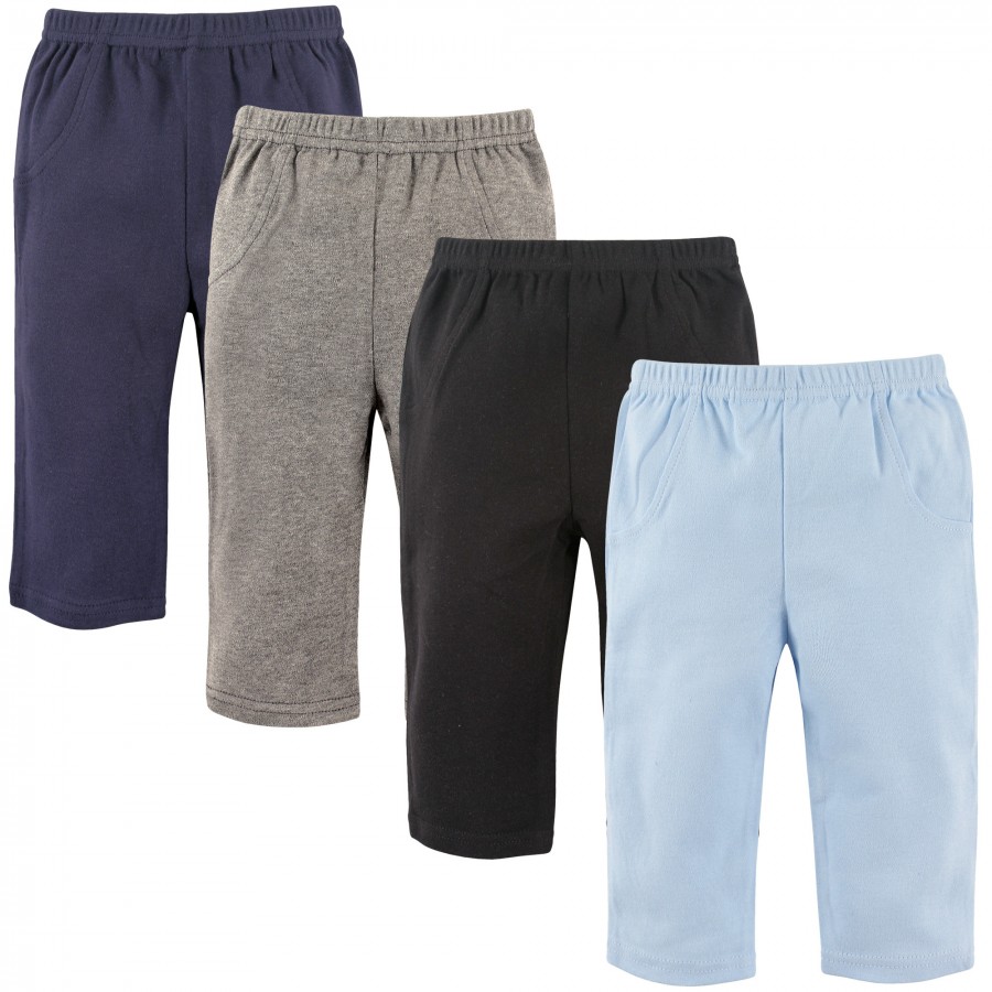 Pants 4Pk Boy Solid 6-9