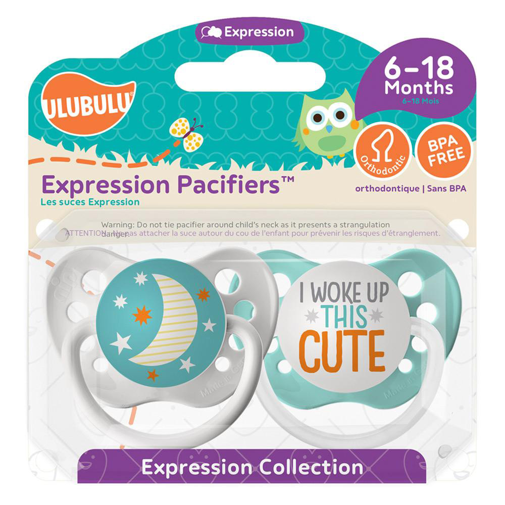 MOON & WOKE UP CUTE PACI 6-18M