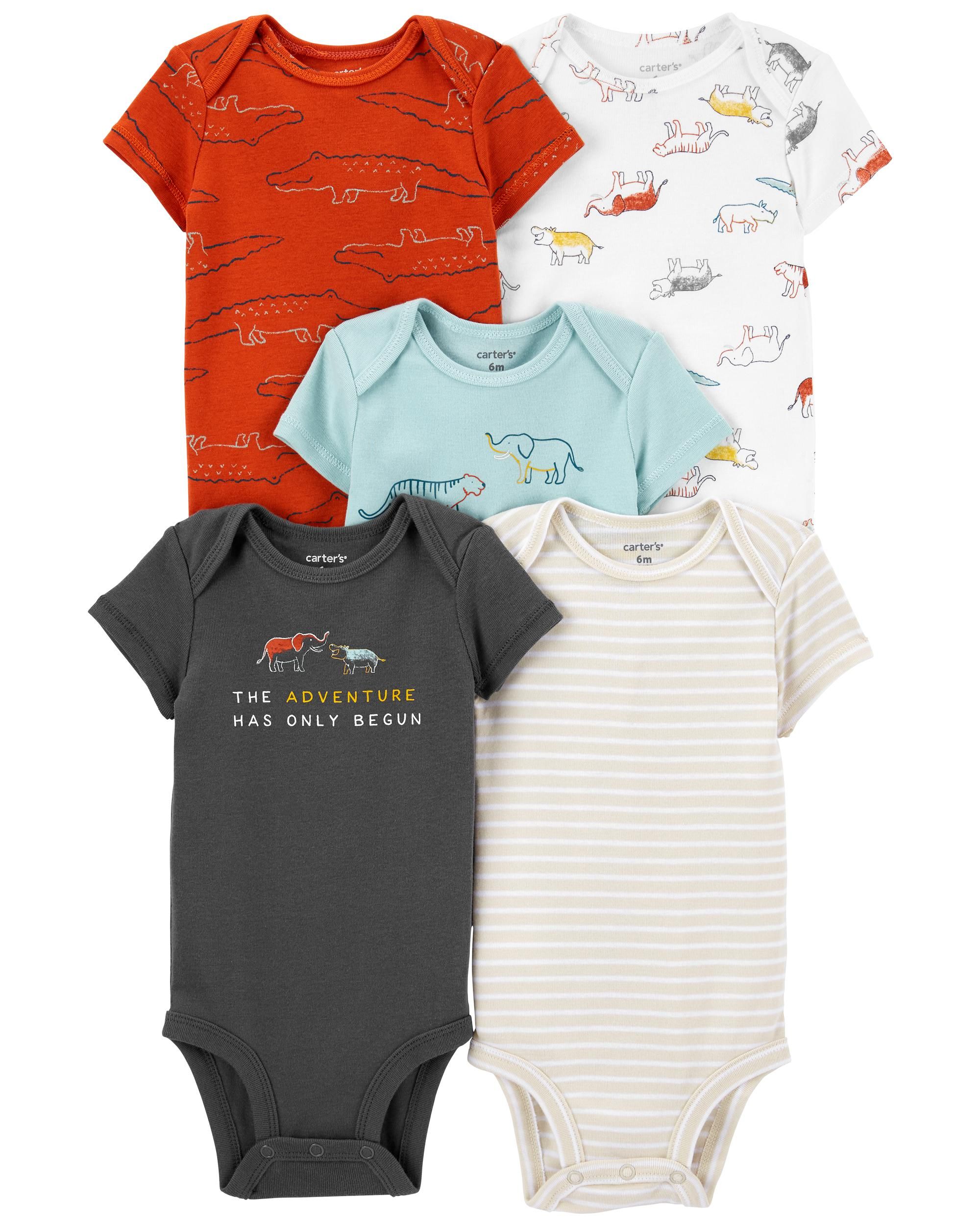 CARTERS 5PK ONESIES