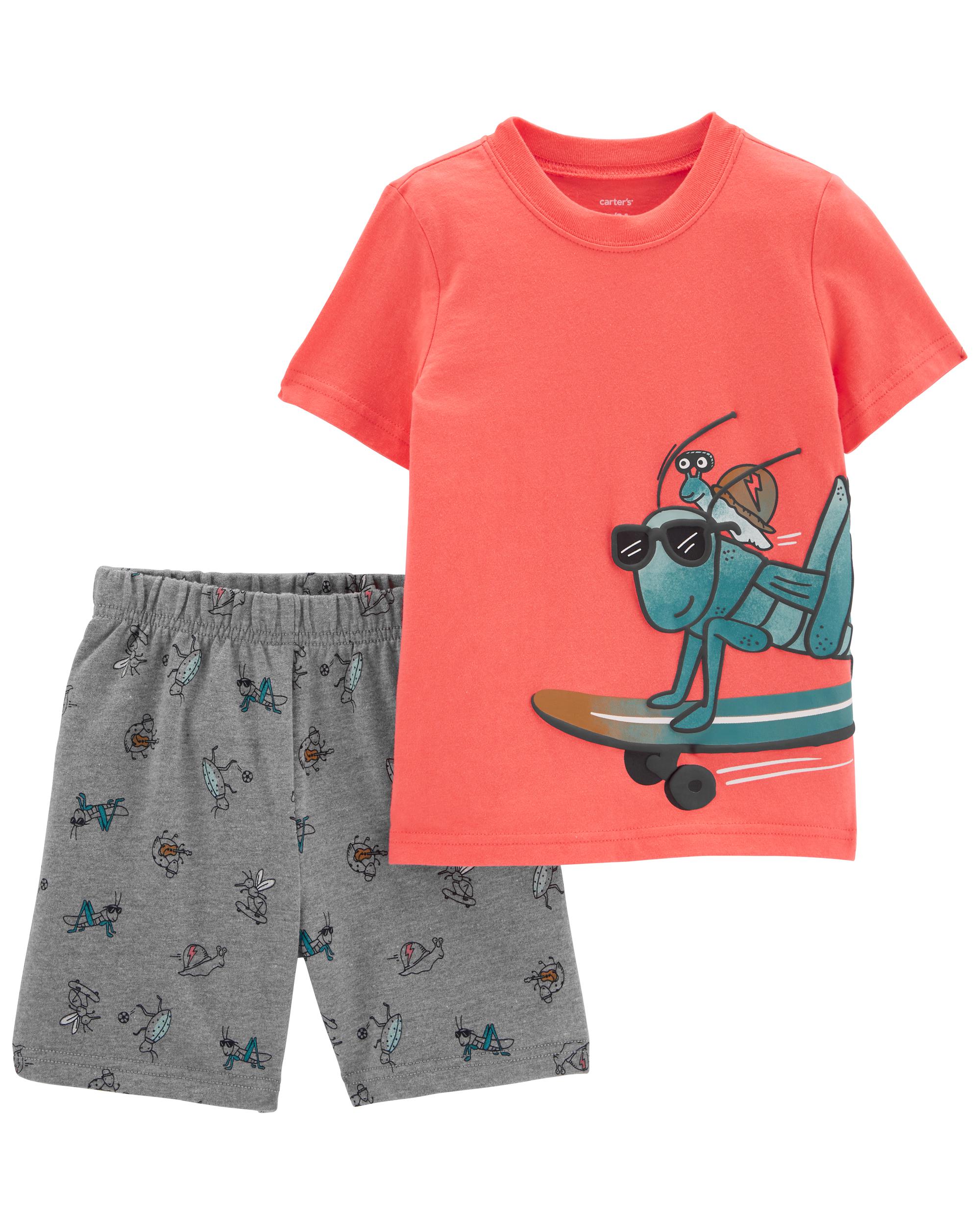 2PC BUG JERSEY TEE & SHORT SET