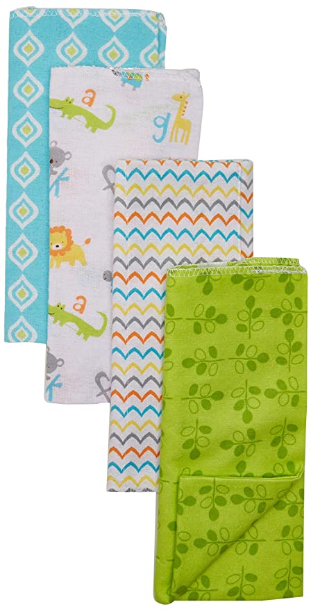 4pk Burpcloths Neutral