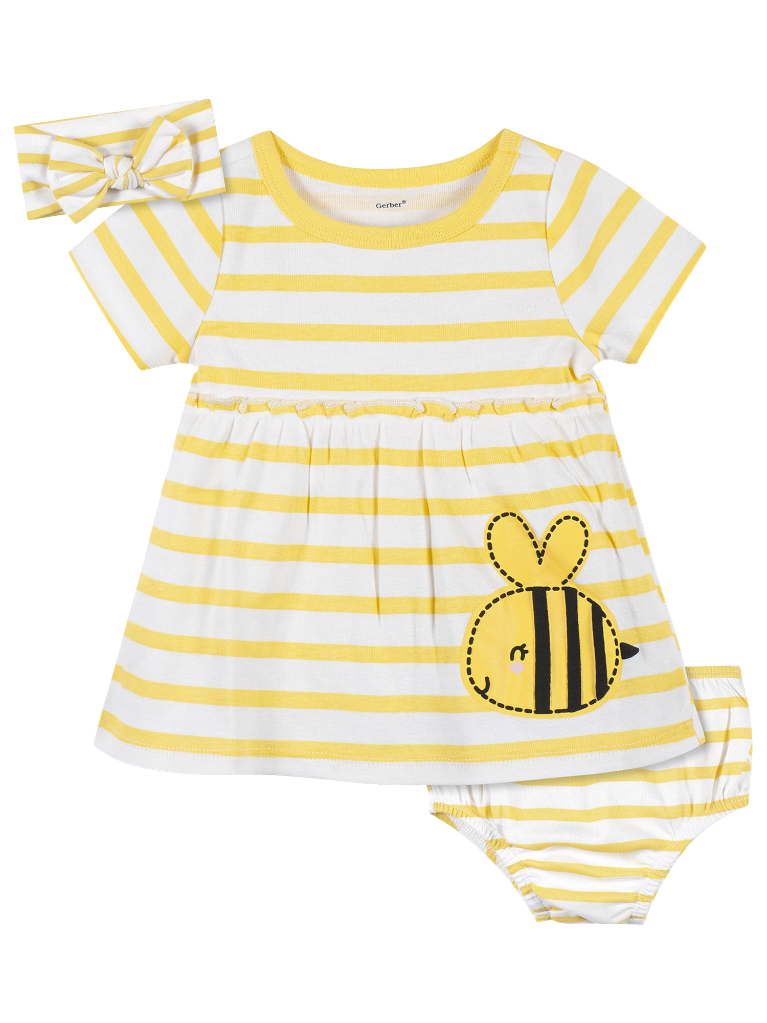 BUMBLE BEE 3PC DRESS SET