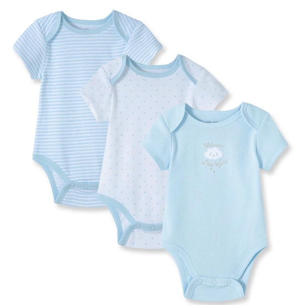 New World 3pk Bodysuits