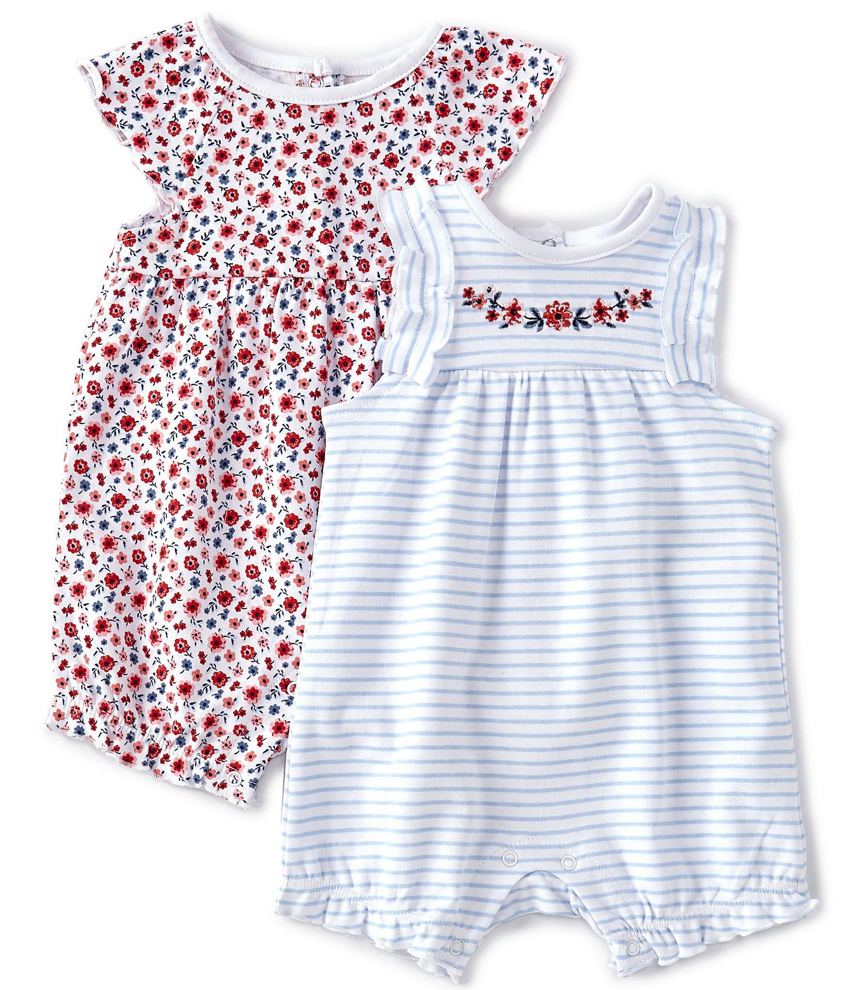 Bouquet 2pk Rompers  Blue