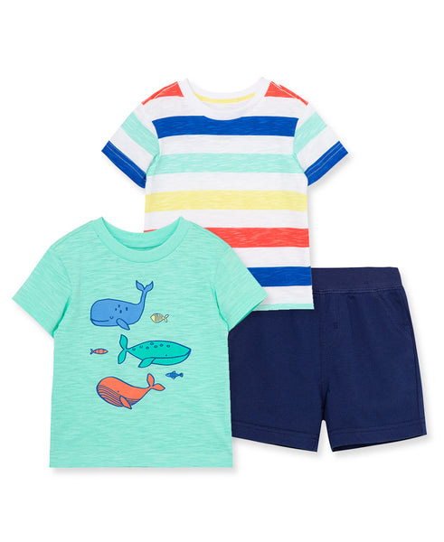 Whale 3Pc Play Set  Navy