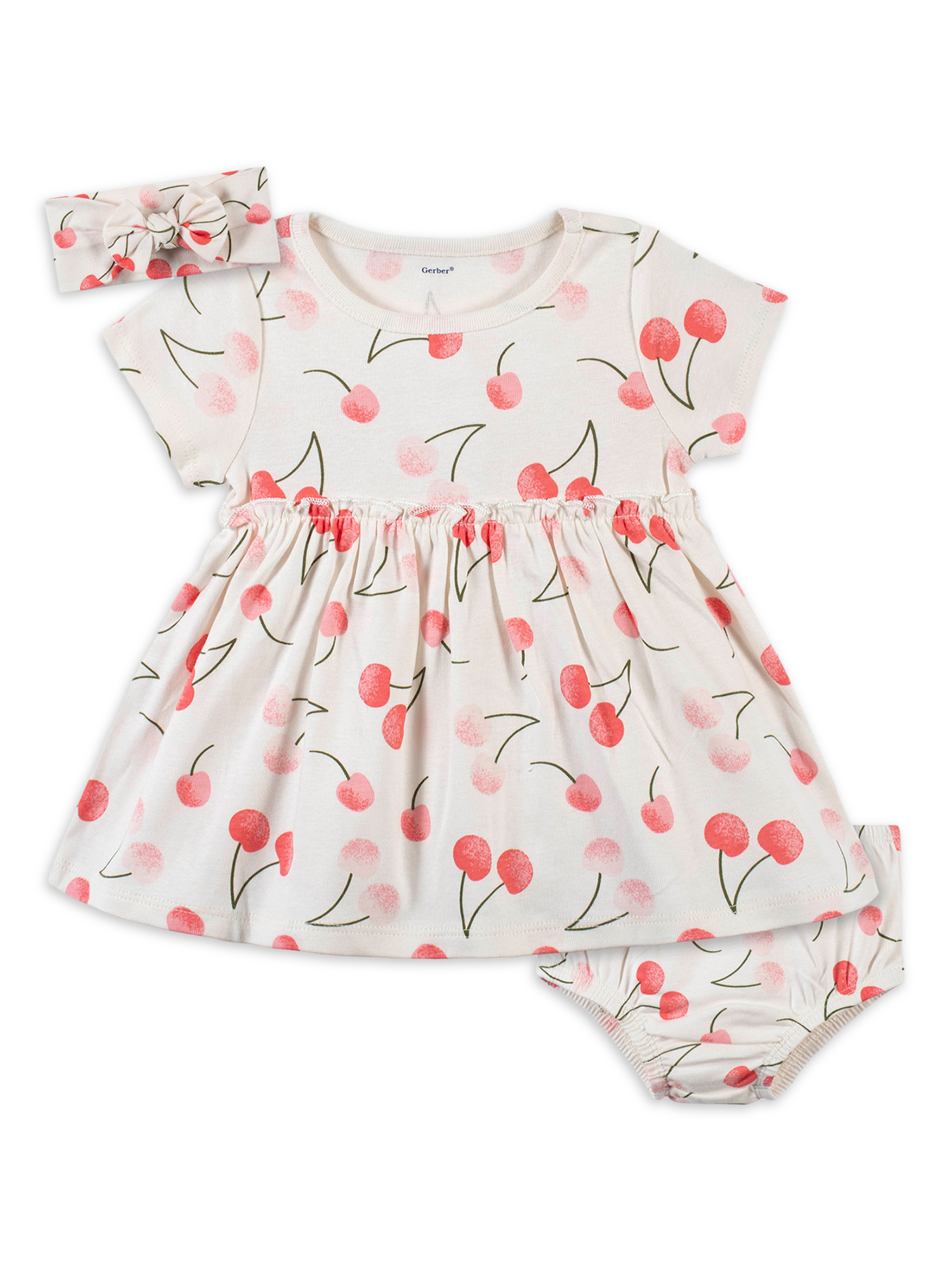 CHERRIES 3PC DRESS SET