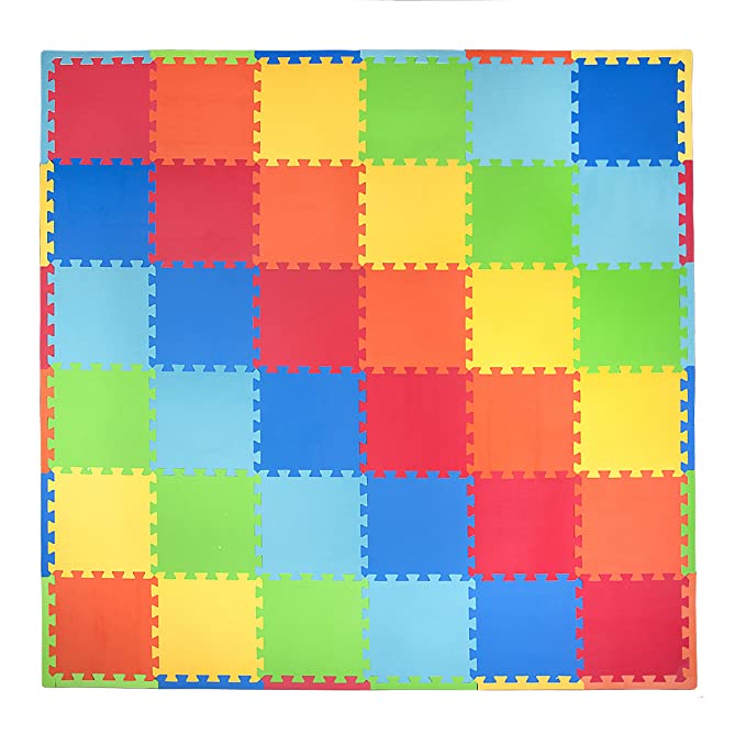 Tadpoles 36pc Primary Colors Mat