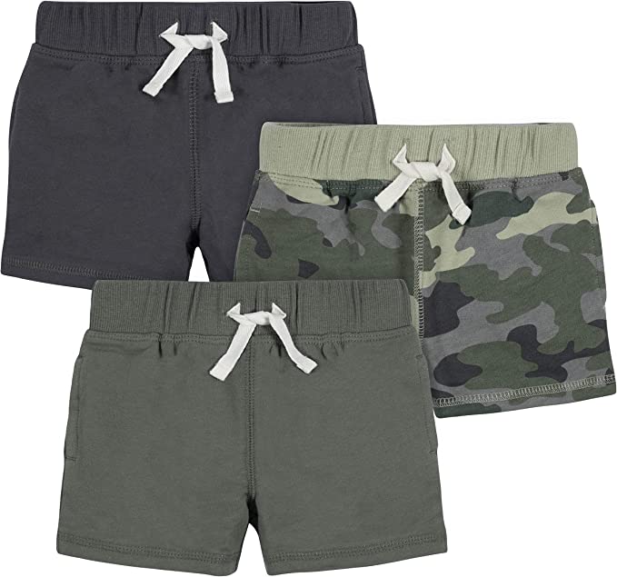 GERBRE 3PK KNIT SHORTS