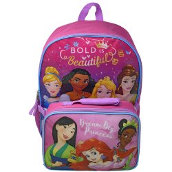 Princess Backpack w Lunchkit