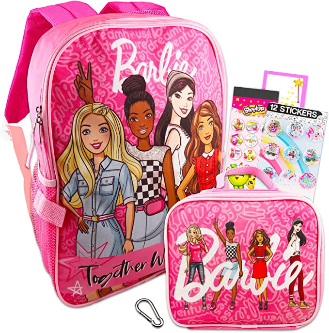 Barbie Backpack w Lunch Kit