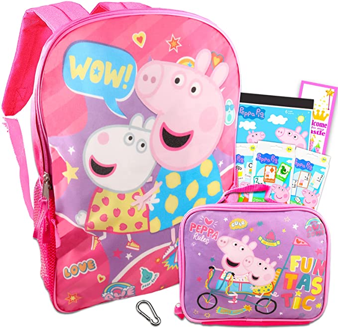 Peppa Pig Backpack W Lunch Kit