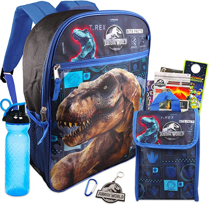 Jurrasic Backpack w Lunchkit