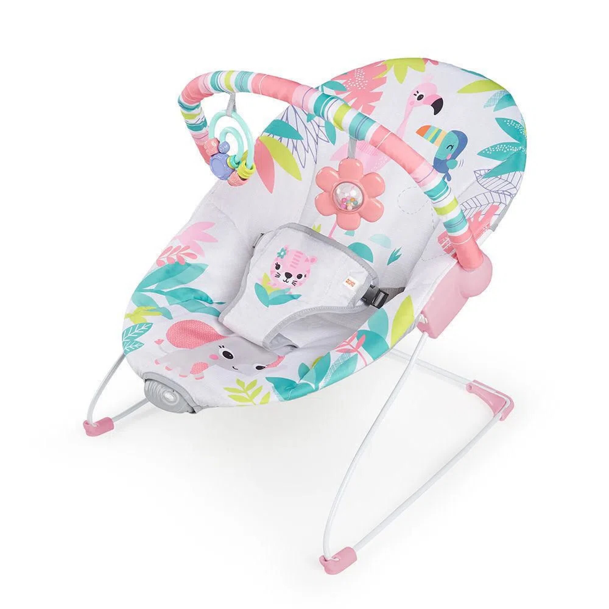 Flamingo Vibes Vibrating Bouncer