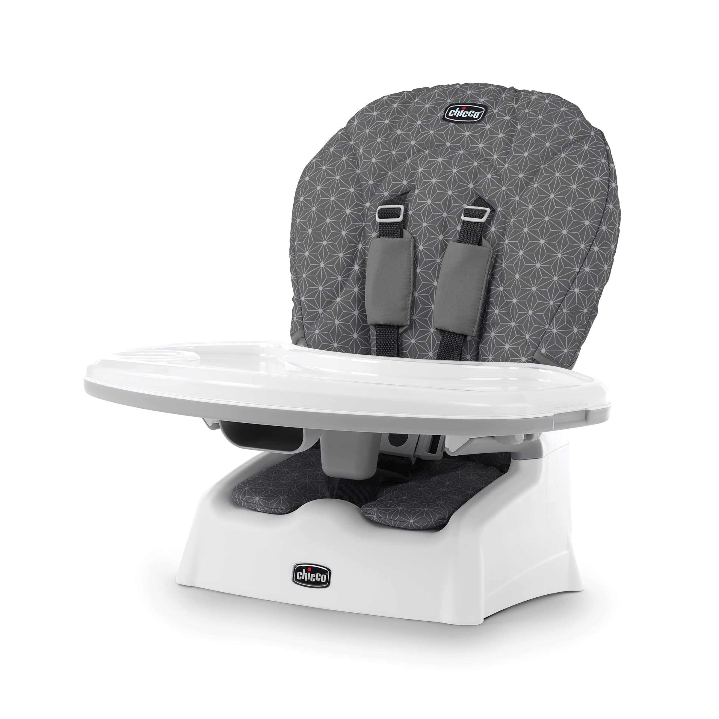 Snack Booster Seat-Grey Star
