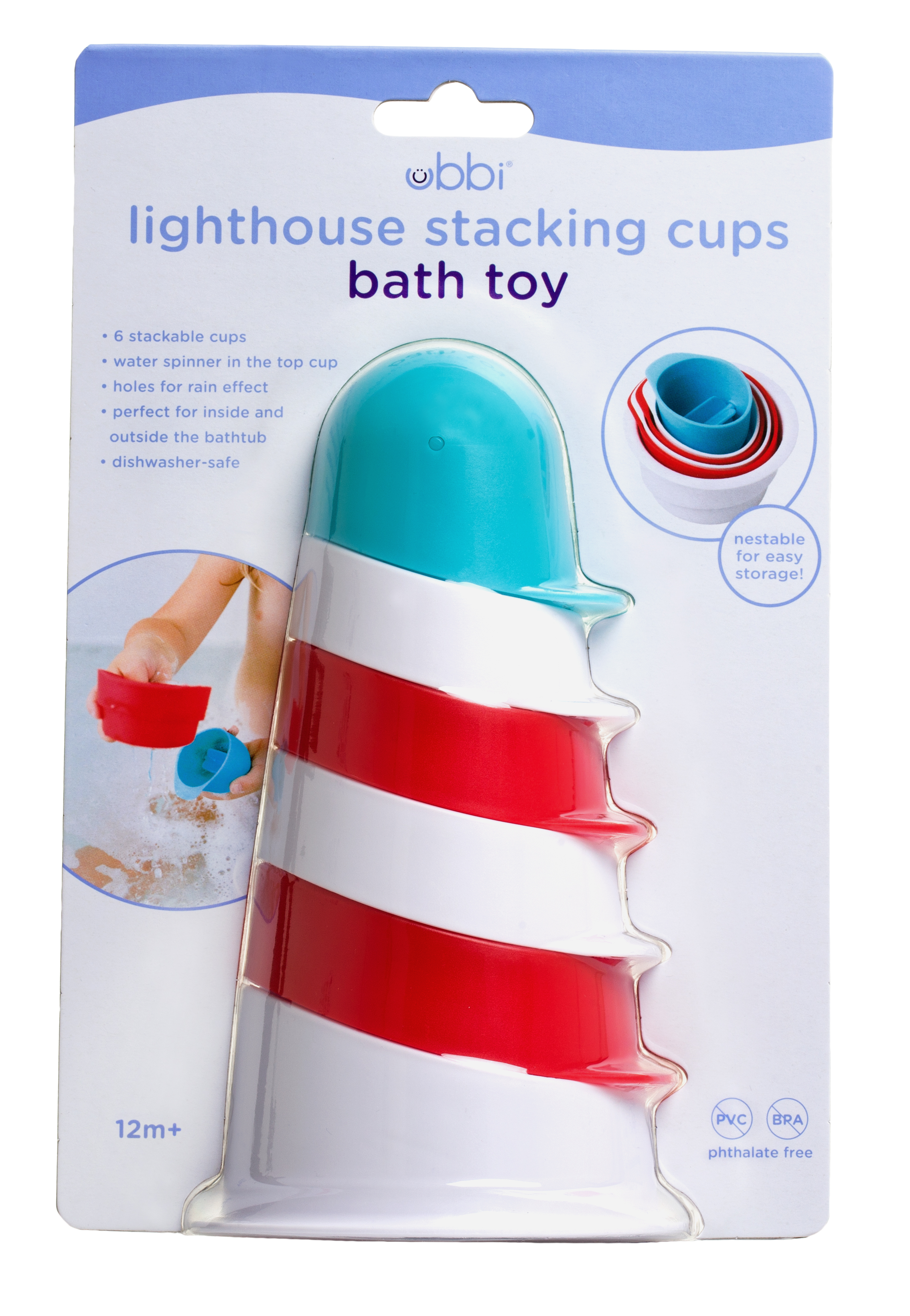 Lighthouse Stacking Cups -