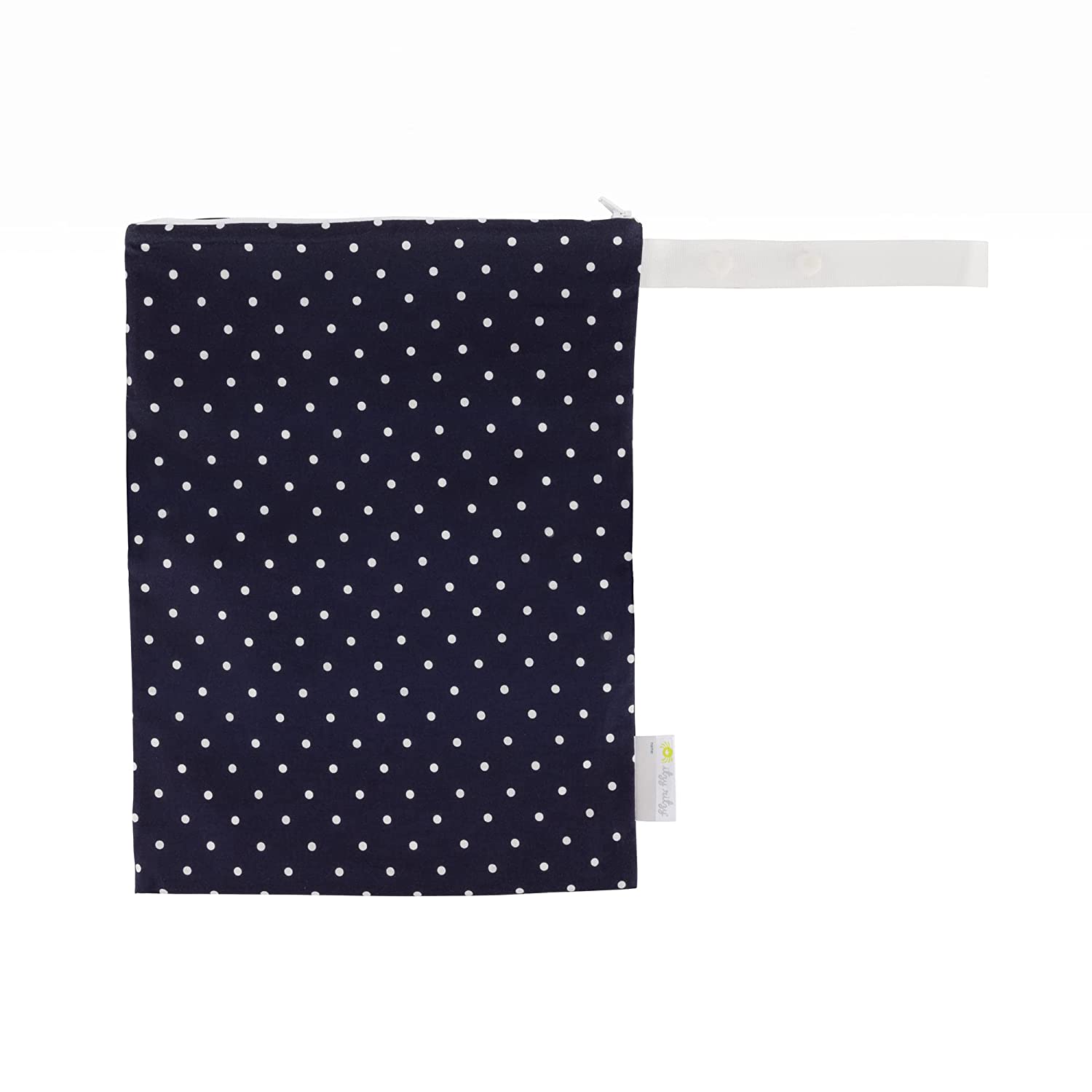 Medium Wet Bag Navy Dots