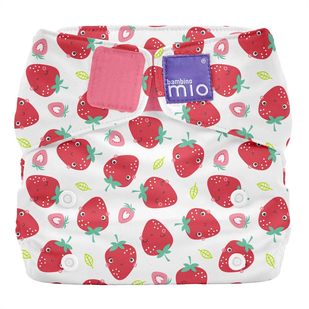 Reusable Nappy-Strawberry Cream