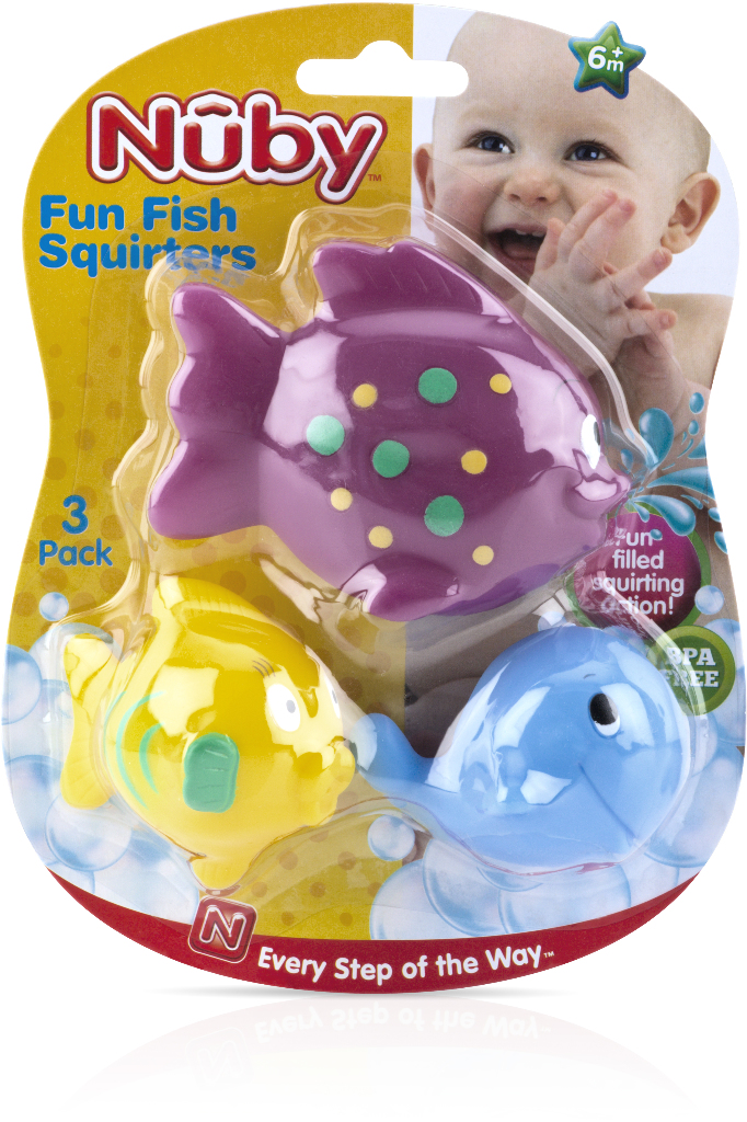 Nuby 3pk Fish Squirters