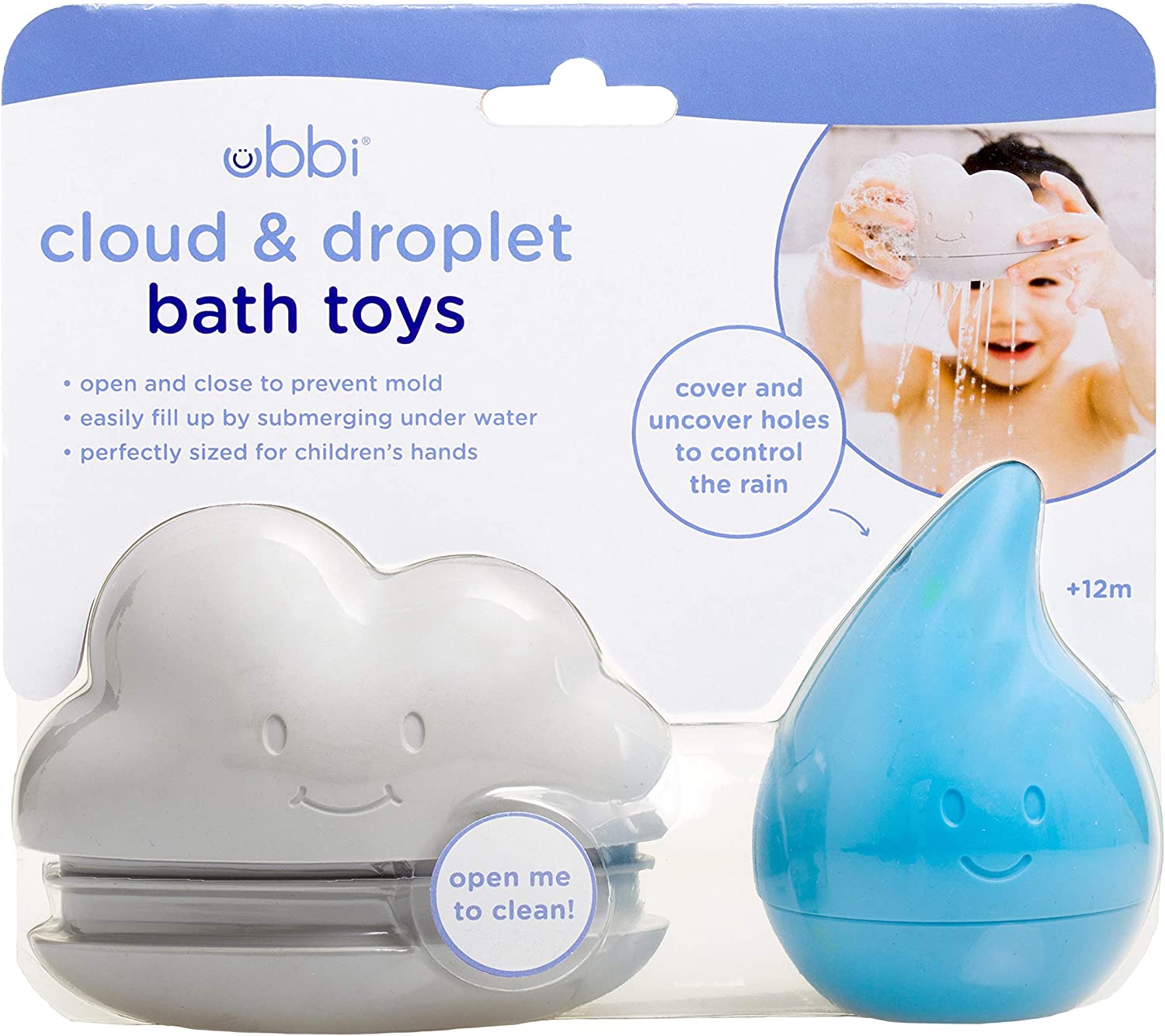 Cloud and Droplet Bath Toys