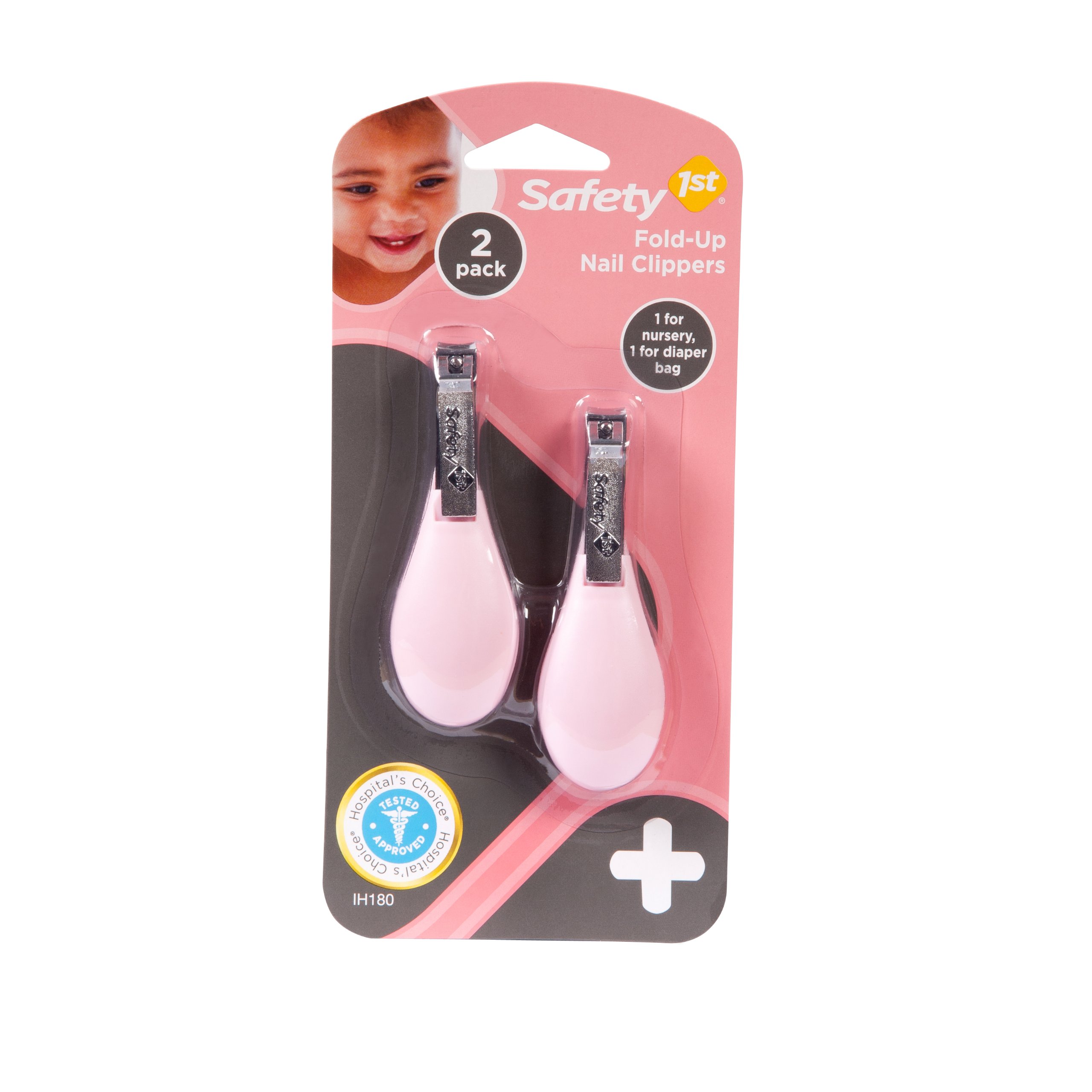 Fold Up Nail Clippers 2pk
