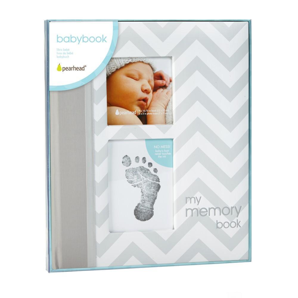 Baby Memory Book Grey