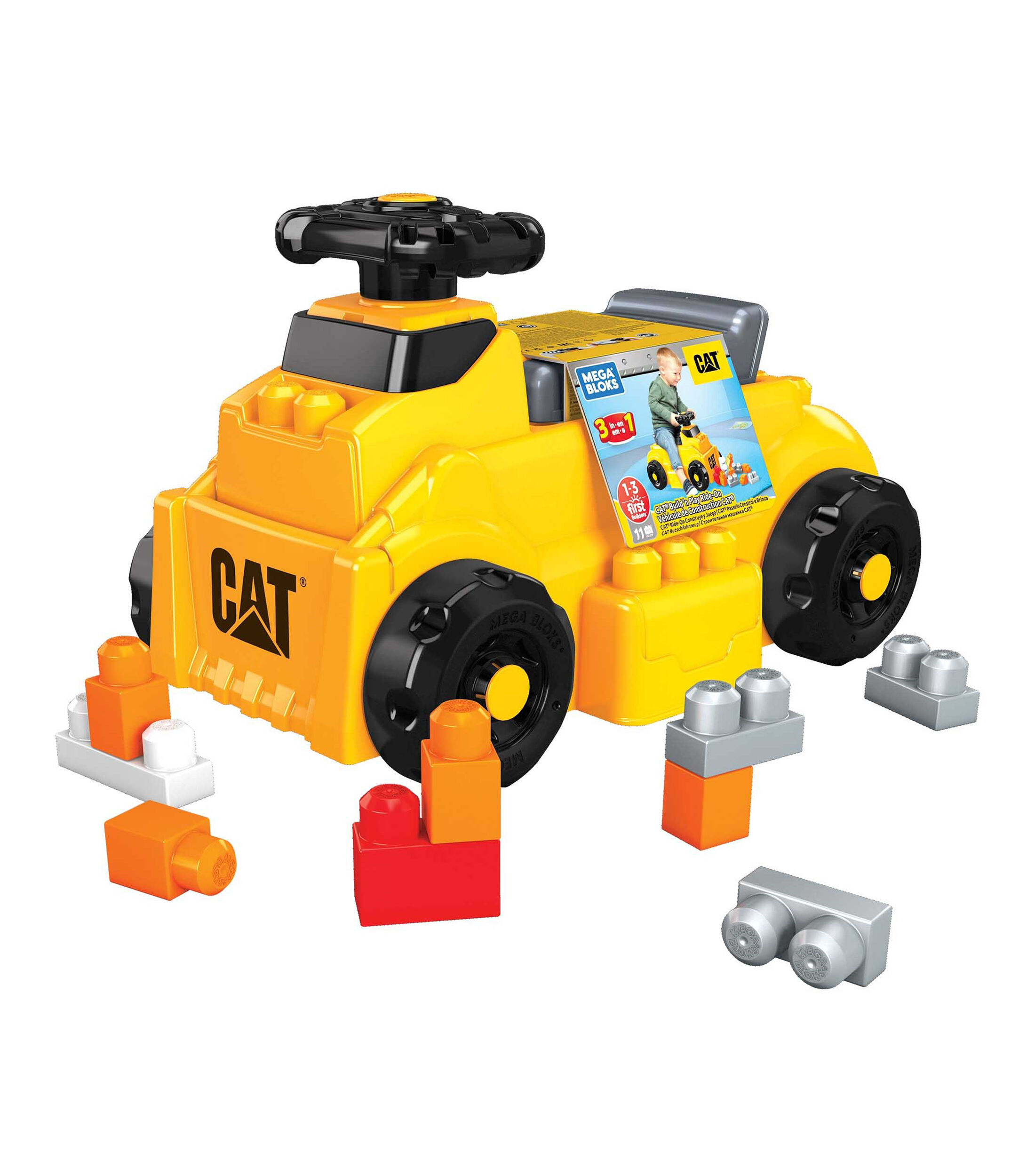 MEGA CAT BUILD 'N PLAY RIDE-ON