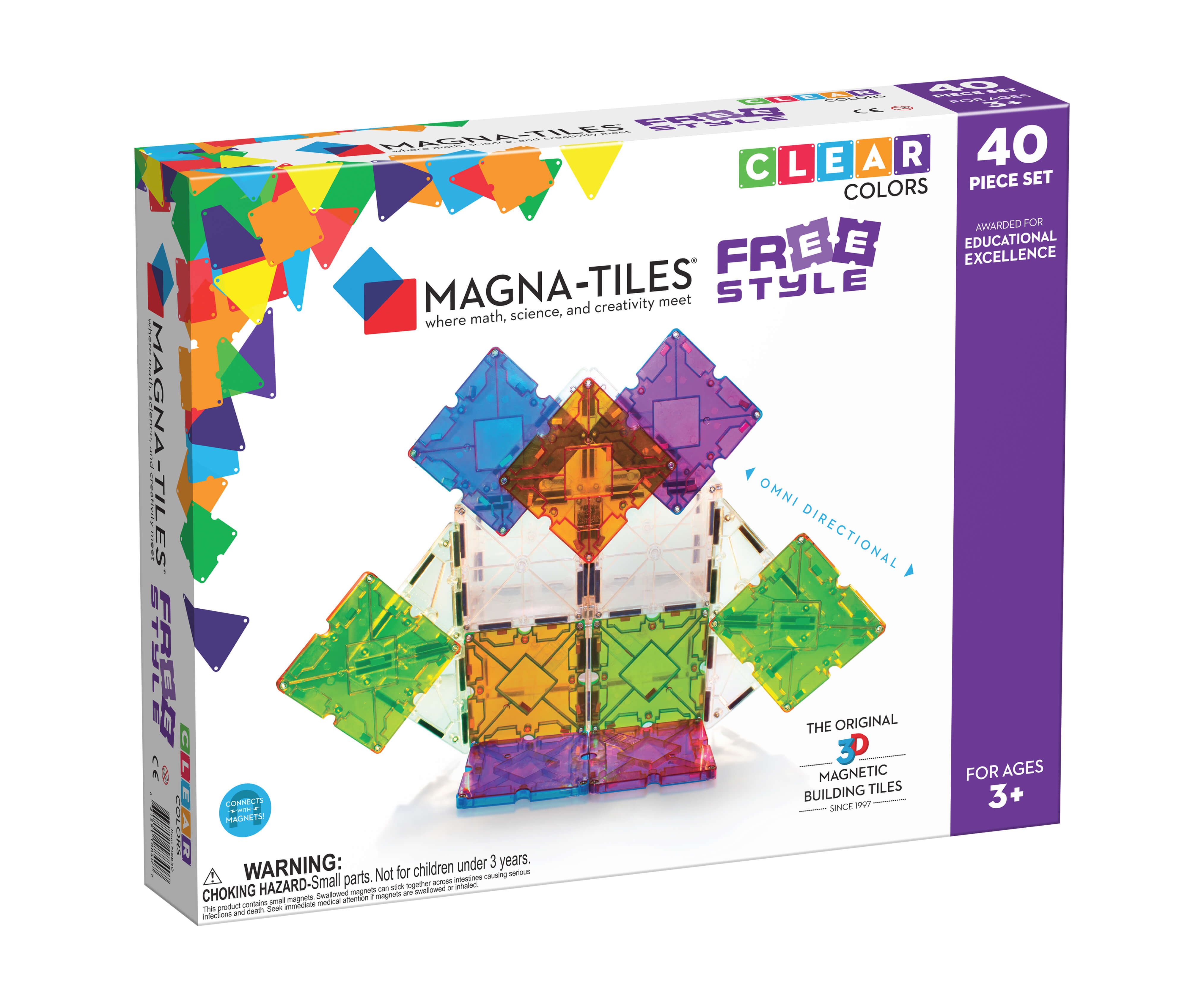 MagnaTiles X FreeStyle 40pc