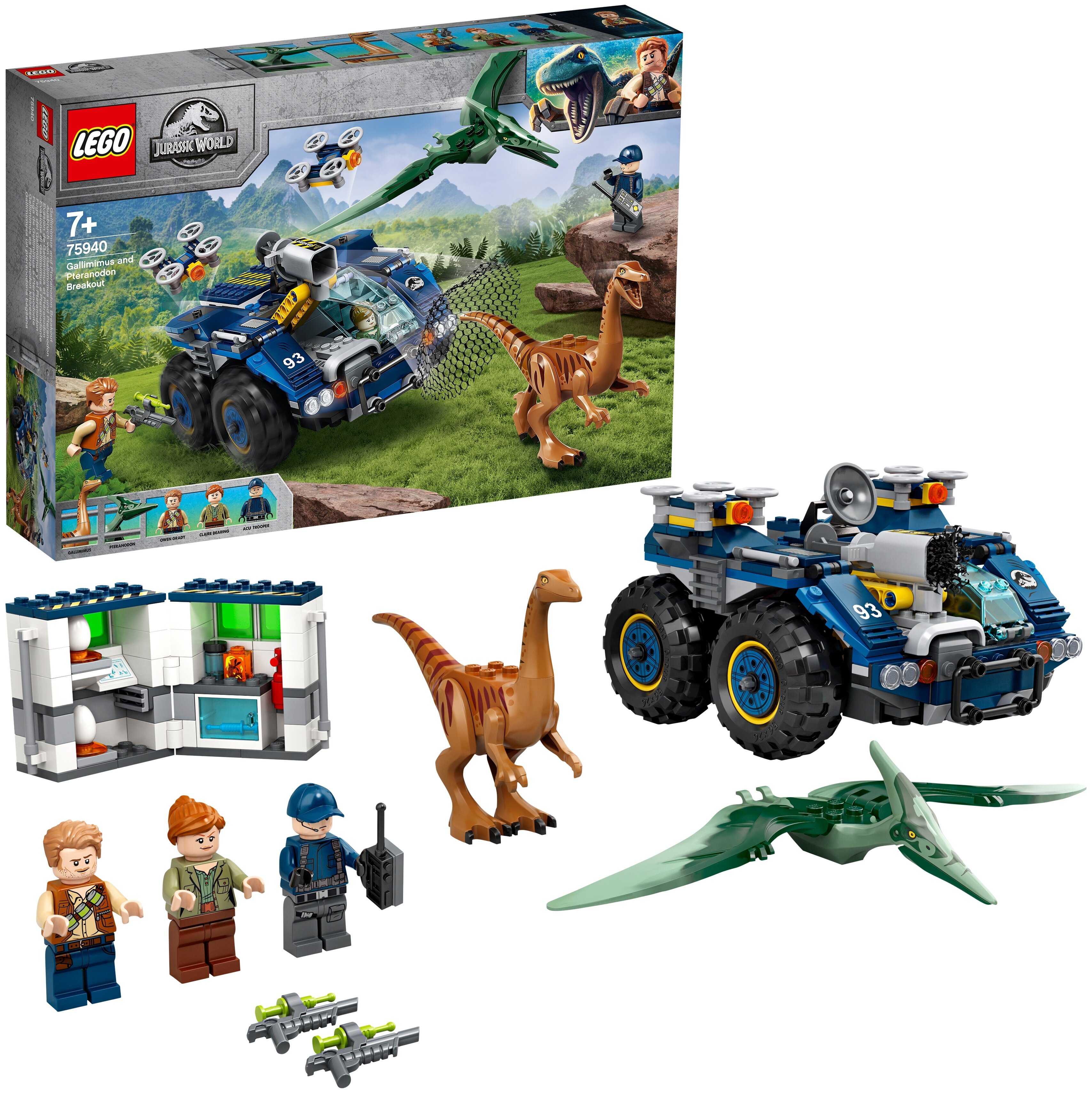 Gallimimus, Pteranodon Break