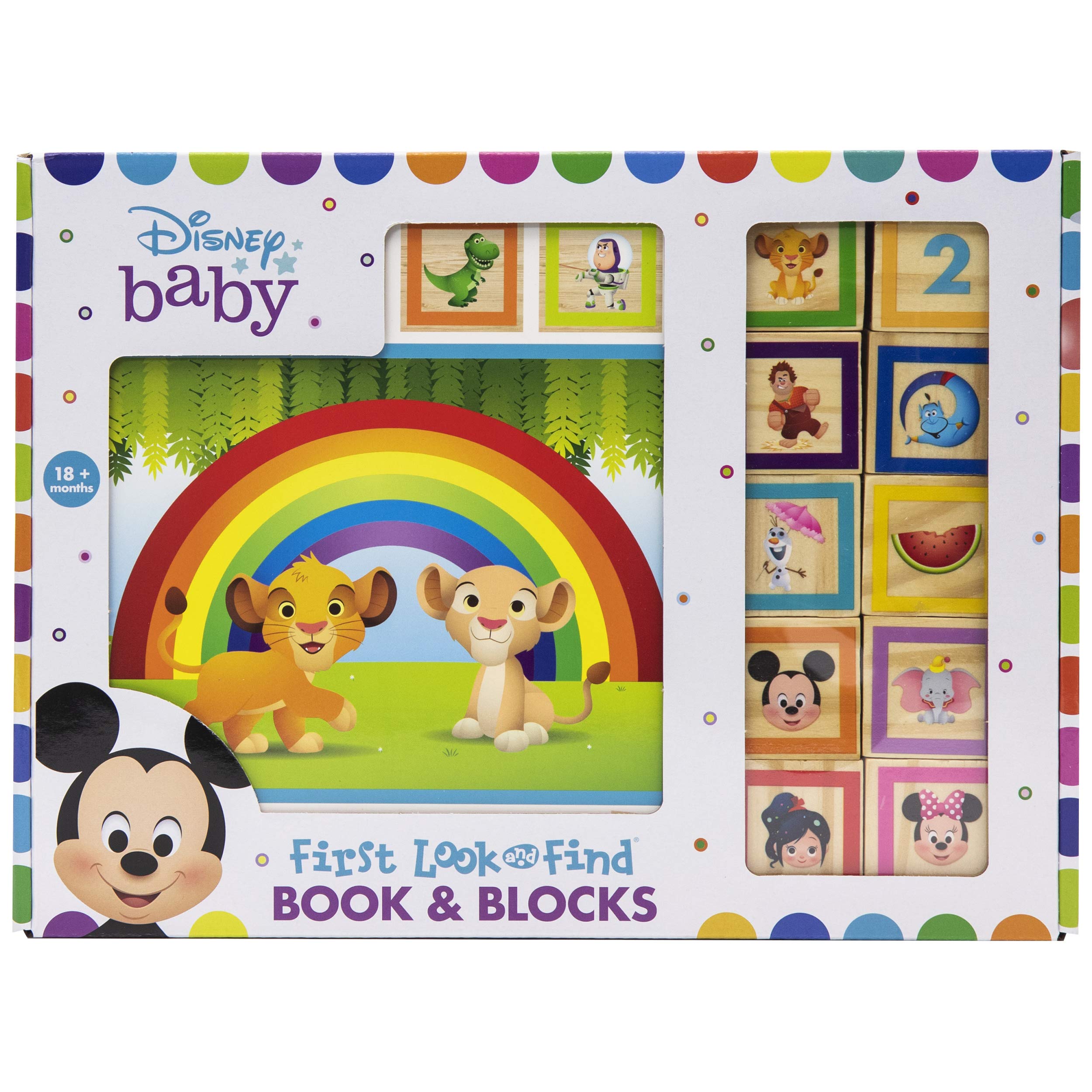 BOOK AND BLOCKS DISNEY BABY