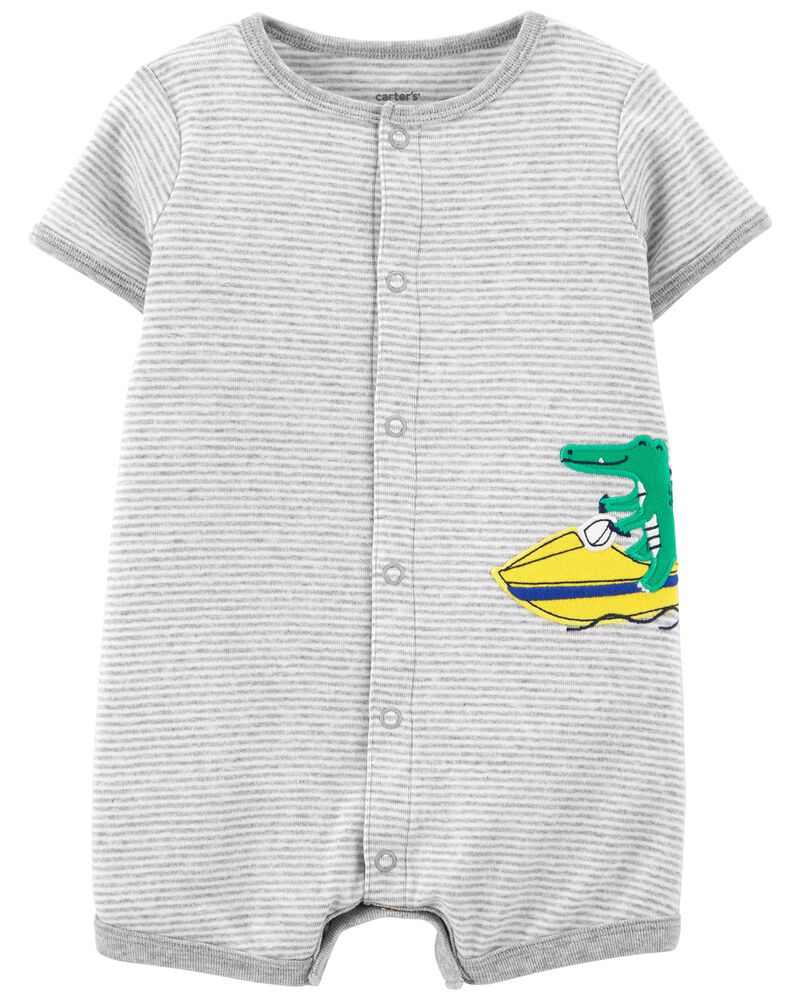 CARTERS ALIGATOR ROMPER