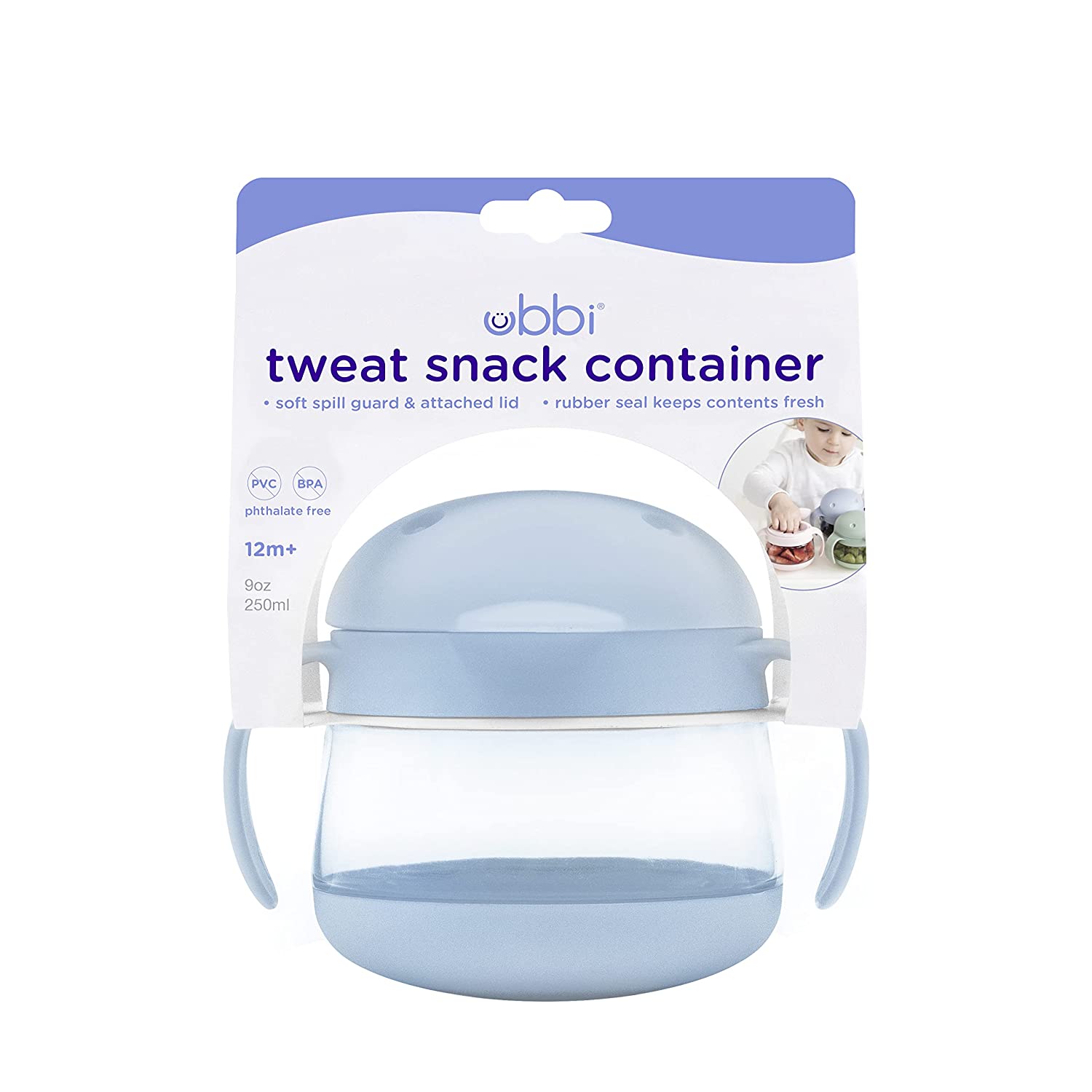 TWEAT SNACK CONTAINER C.BLUE