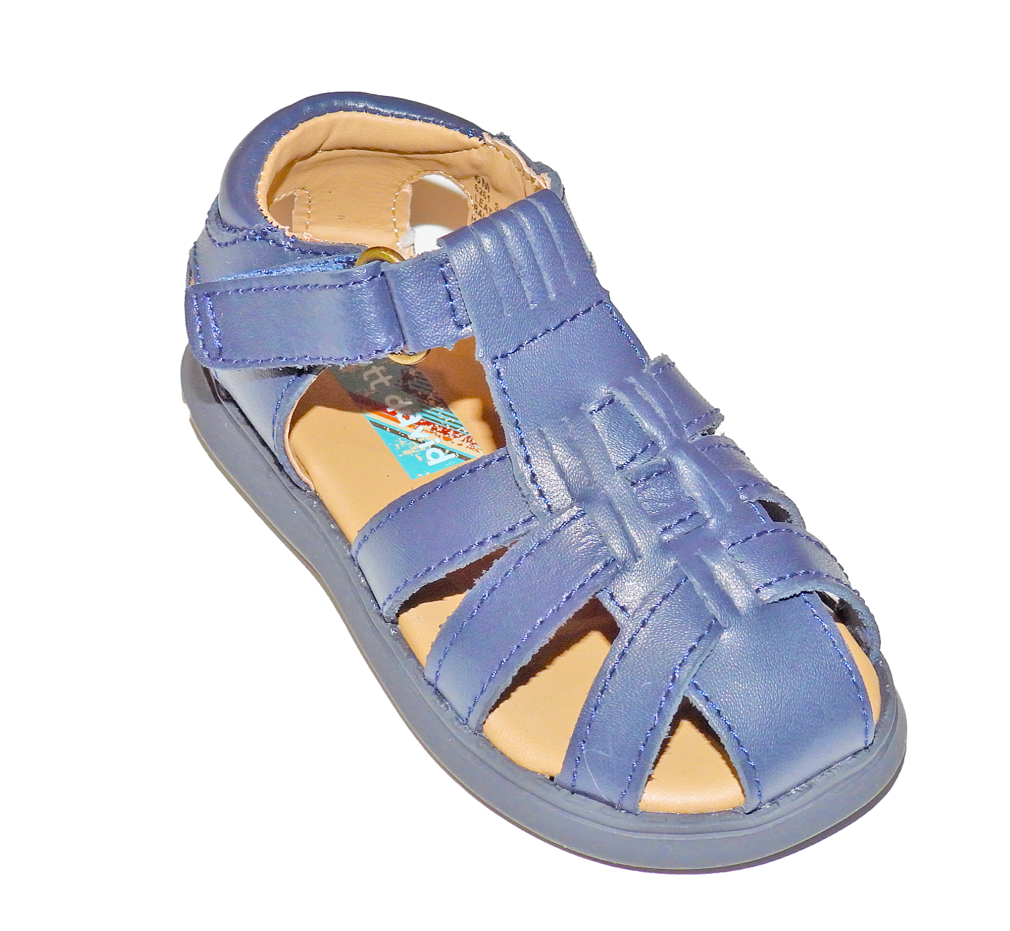 SAILOR NAVY LEATHER SANDAL