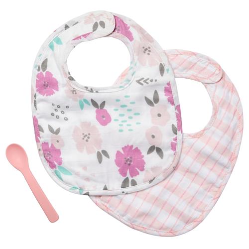MUSLIN BIB SETS FLOWER