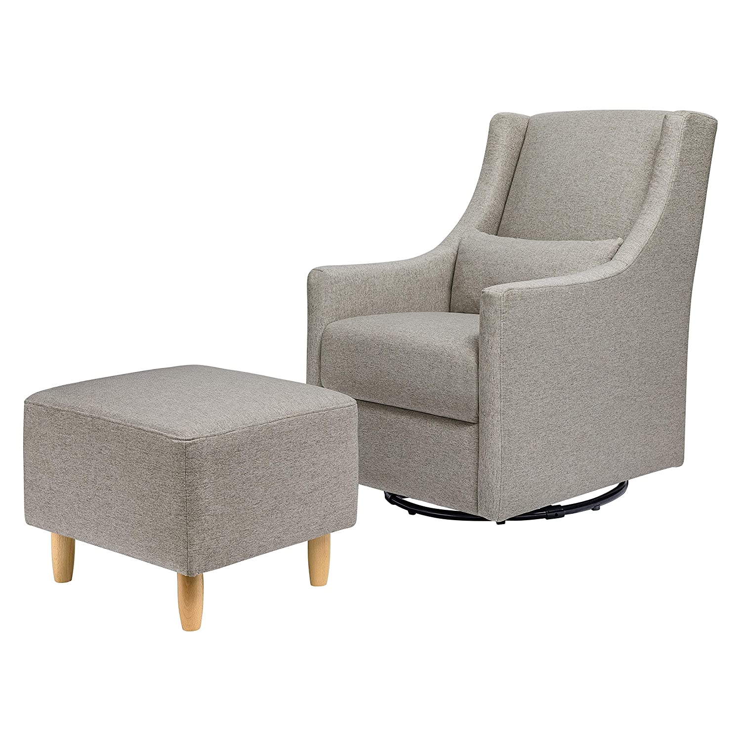Toco Swivel Glider/Ottoman  Grey