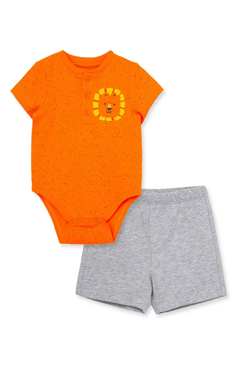 Lion Short set  Grey