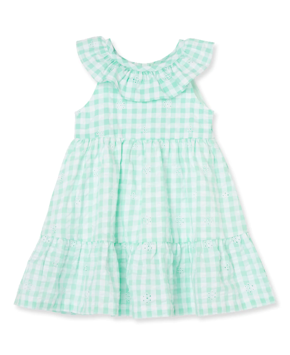 Gingham Sundress  Aqua