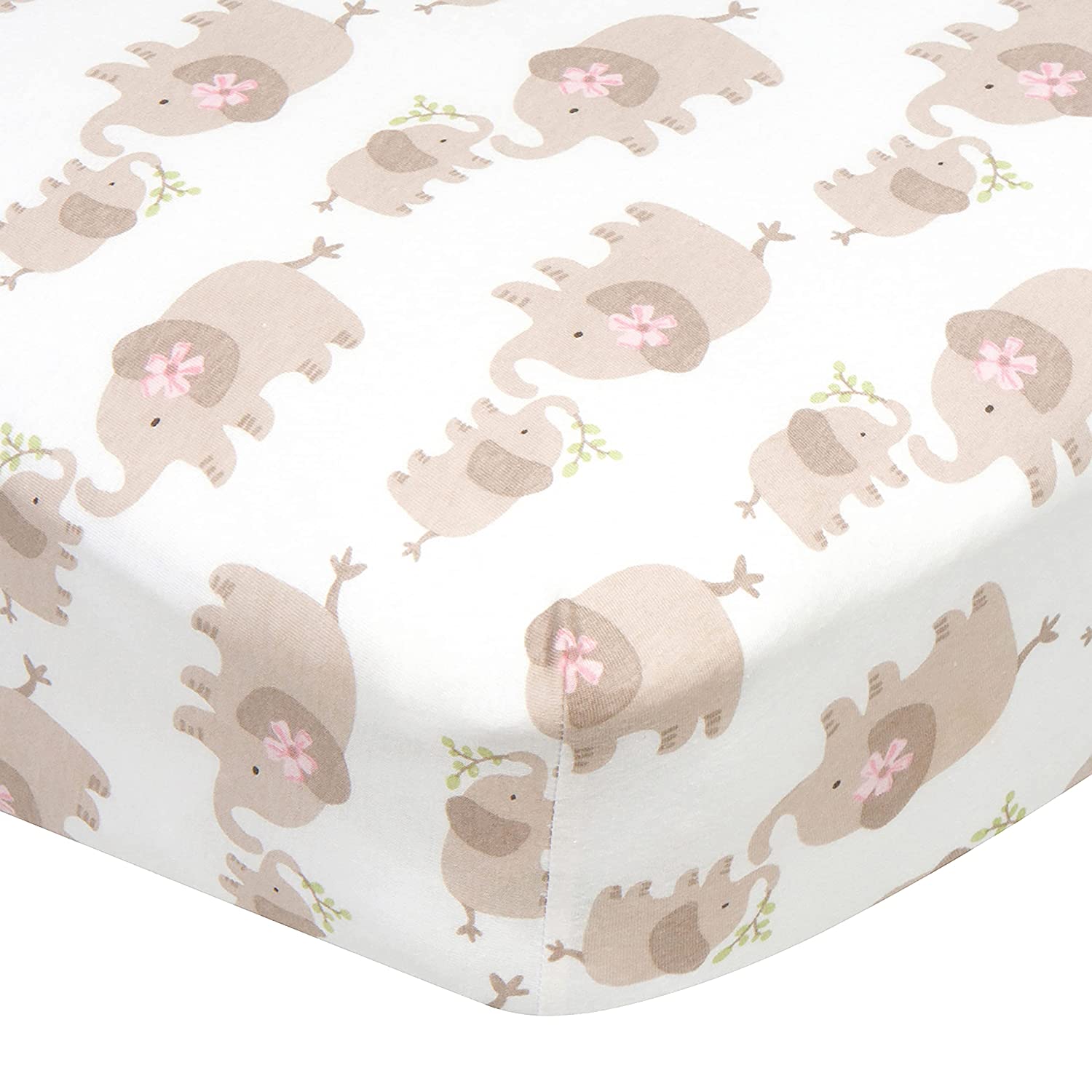 Gerber Crib Sheet Girl Safari