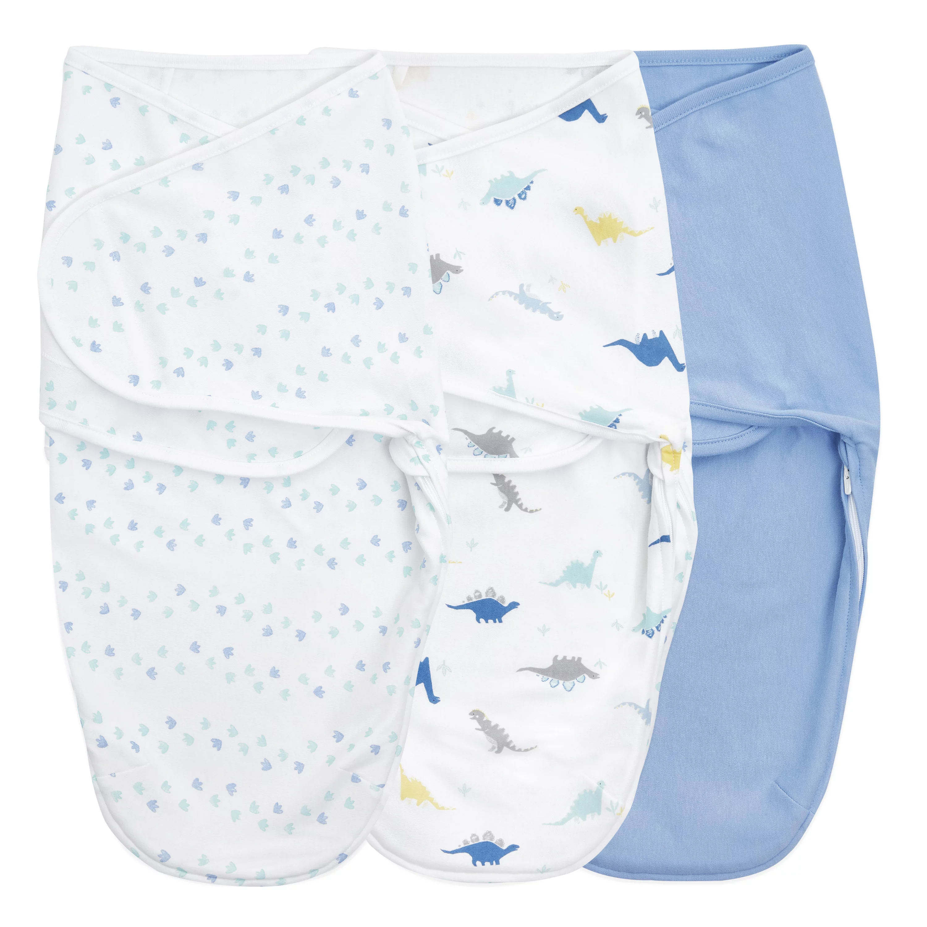 Dino Rama 3pk Swaddle Wraps 4-6M