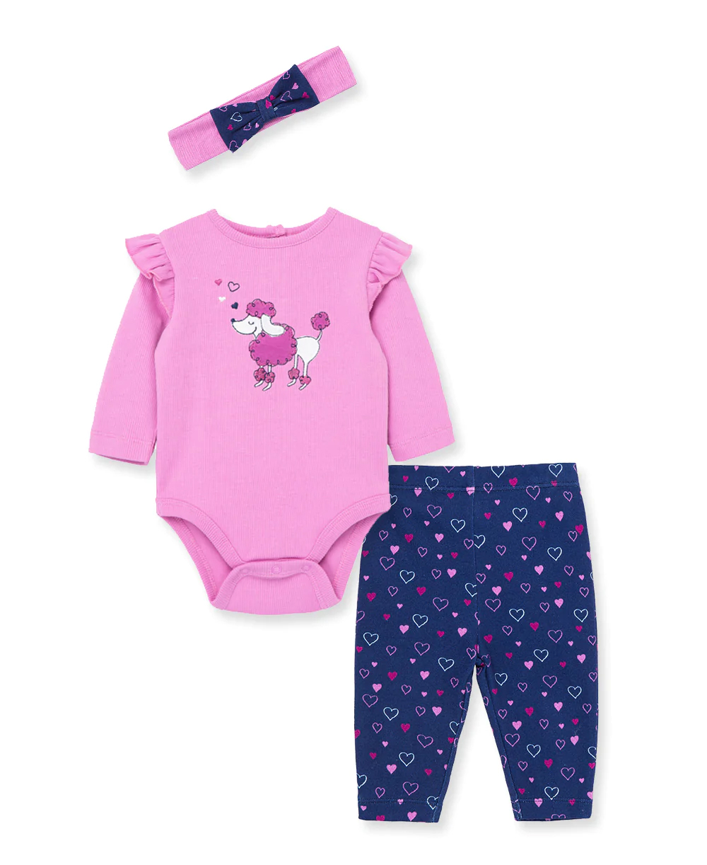 Poodle Bsuit set