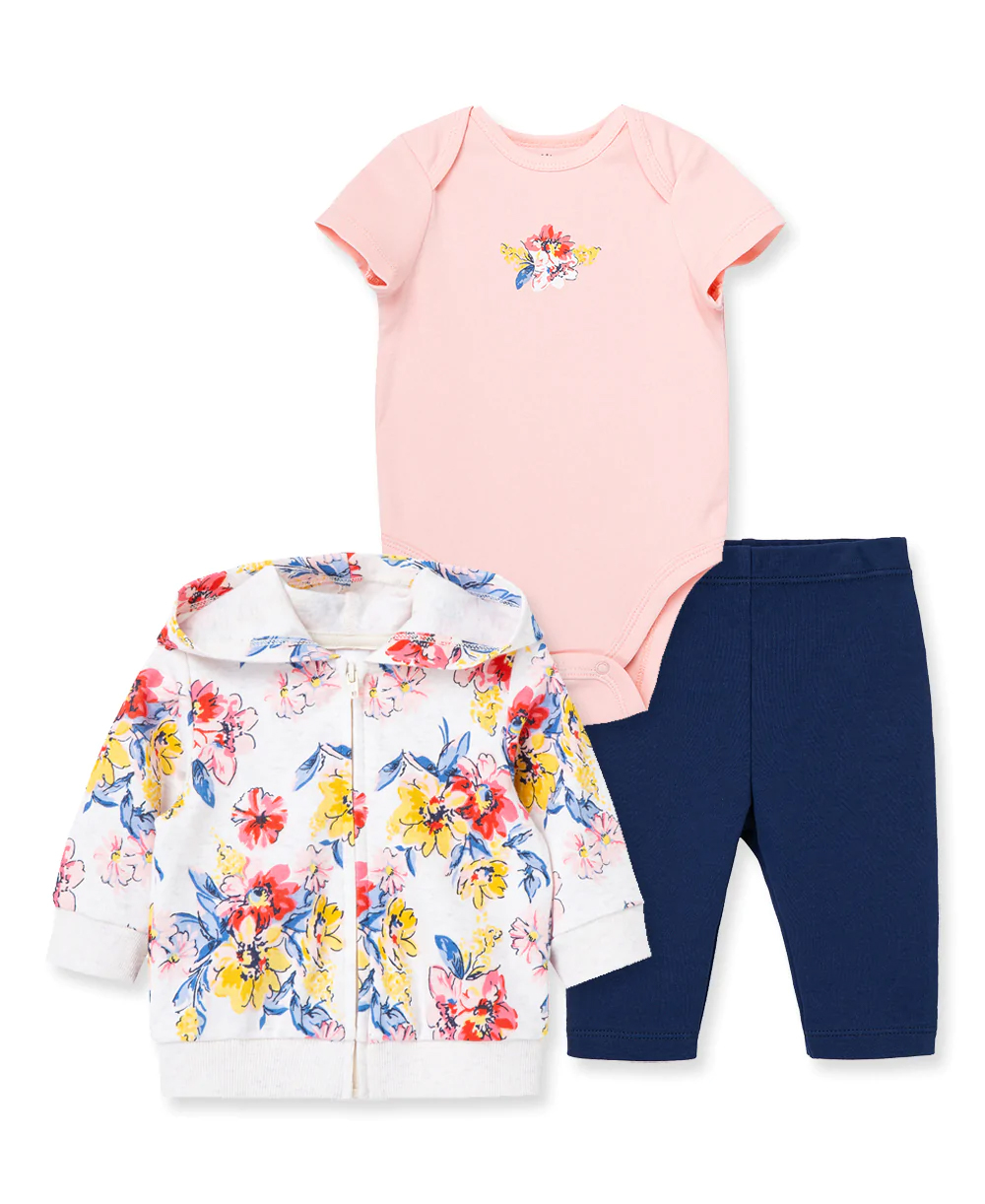 Floral 3pc Hoodie set