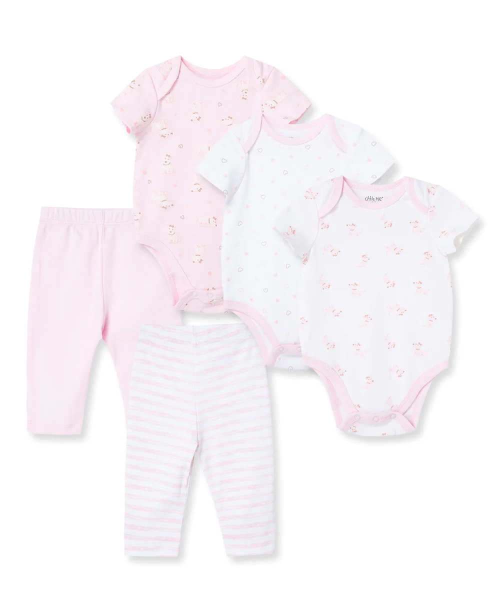 Fluffy 5pc Bsuit-Pant set